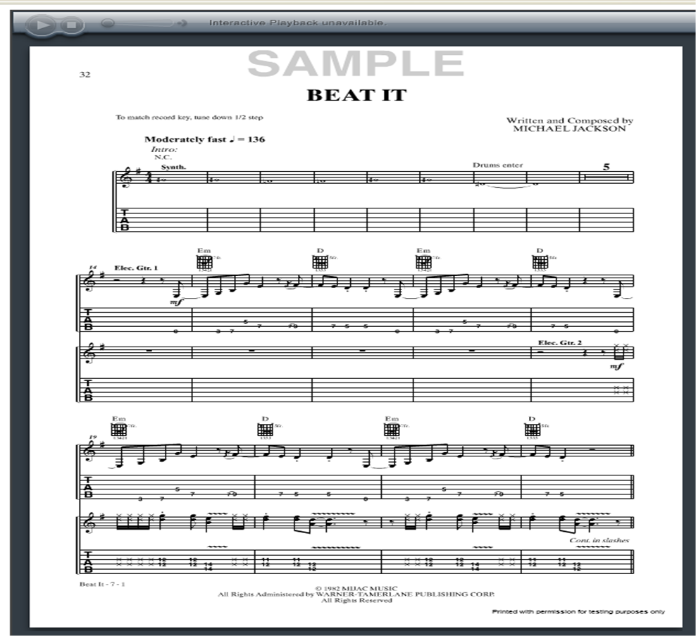 Michael Jackson Beat It Guitar Tab Free Michael Jackson Guitar Tabs Michael Jackson Beat It Guitar Tab Free Michael Jackson Guitar Tabs