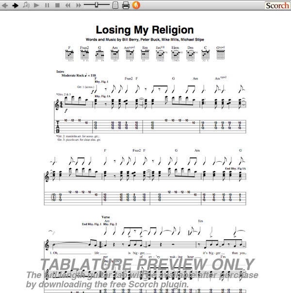 Losing My Religion by R.E.M. - Ukulele - Guitar Instructor