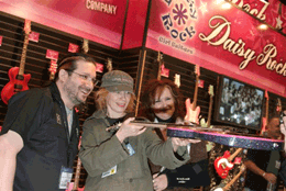 Ron Manus, Nancy Wilson and Tish at 2007 NAMM