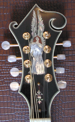 Dave Nichols' Mandolin Peghead Inlay