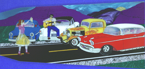 Hot Rod Inlay by Harvey Leach