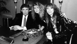 Donald Trump, Janet Robin, and Leslie Knauer