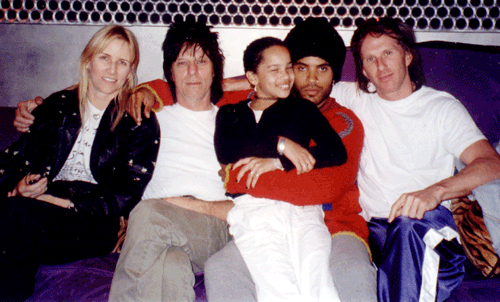 Jeff Beck group shot