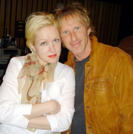 Jed Leiber with Cyndi Lauper