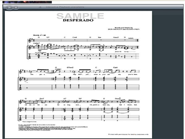 Desperado - Eagles - Guitar chords and tabs