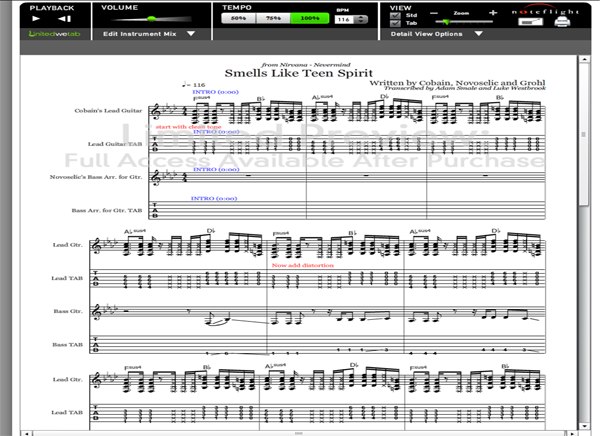 Drum Tabs For Smells Like Teen Spirit 31