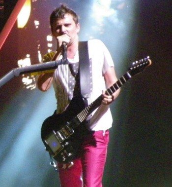 Muse's Matt Bellamy at Lollapalooza 2011