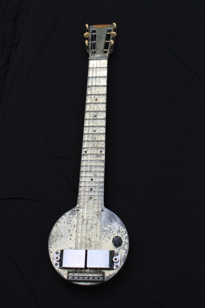 A "Frying Pan" guitar by Adolphus Rickenbacker.