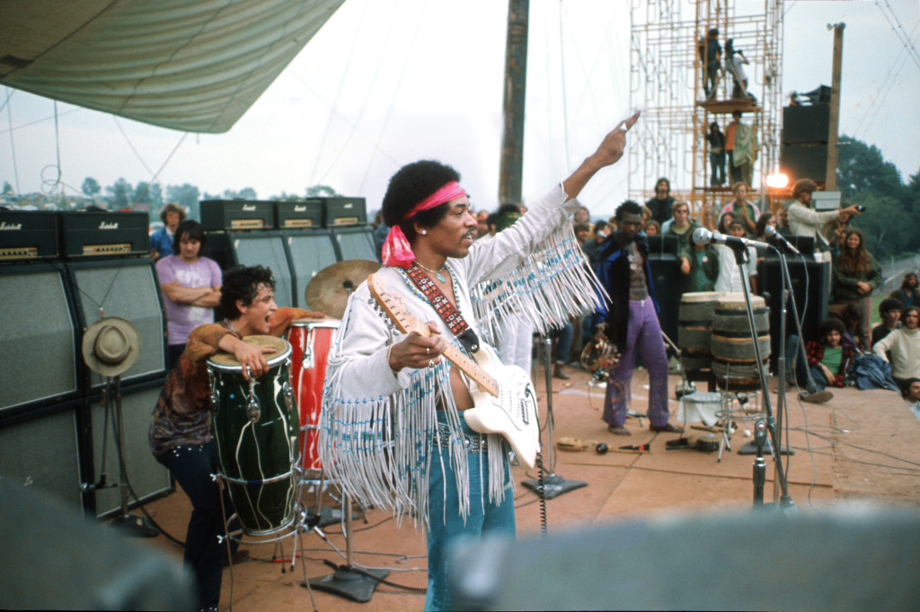 Jimi Hendrix - Image by Allan Koss. 
