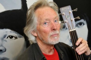 Klaus Voormann with his Martin Signature Bass - Photo credit: Joerg Kliewe