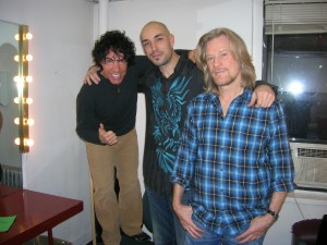 John Oates (left), Geoff Byrd (center) and Daryl Hall