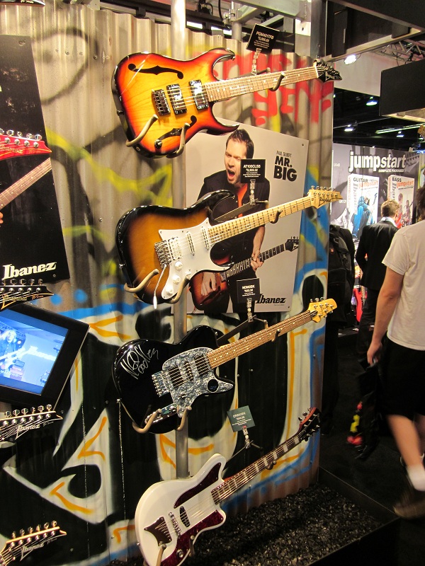 Ibanez Guitars NAMM 2011 Ibanez Guitars NAMM 2011