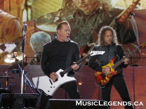 James Hetfield and Kirk Hammett