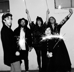 Grouplove (Ryan Rabin at far left) Photo: Autumn De Wilde