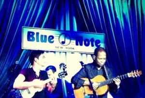 Jake Shimabukuru and Earl Klugh - photo courtesy of E. Klugh