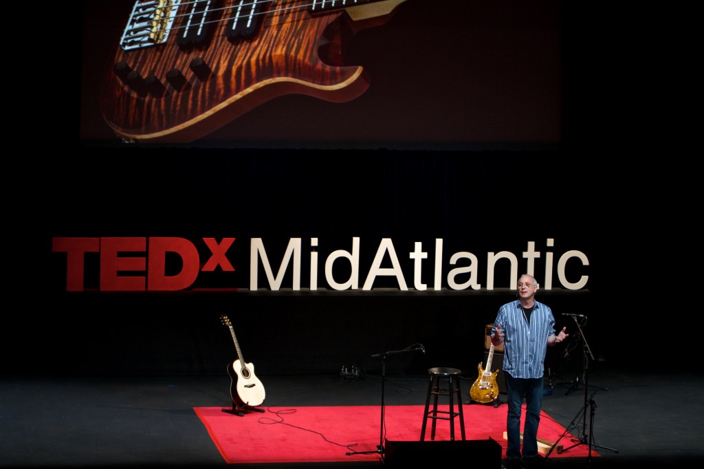 Paul Reed Smith at TedX - photo courtesy PRS Guitars