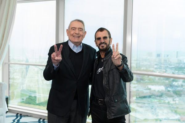 Dan Rather and Ringo Starr