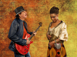 Carlos Santana and Bulka - Photo by Maryanne Bilham.