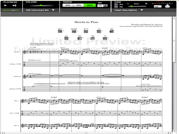 Storm to Pass Tab